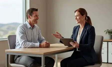 Customer discussing car shipping options in Missouri, United States