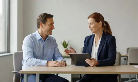 Customer discussing car shipping options in Florissant, Missouri, United States