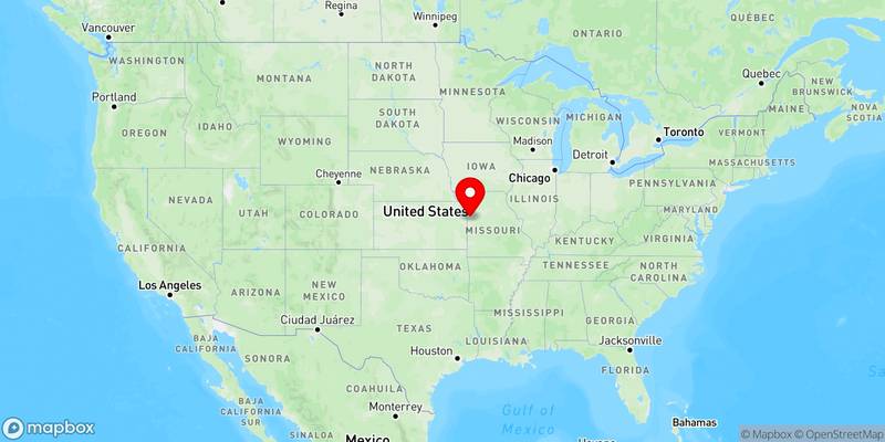 Map of Lee's Summit, Missouri, USA