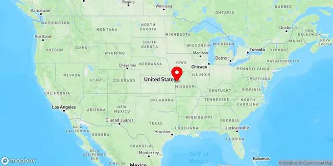 Map of Lee's Summit, Missouri, United States