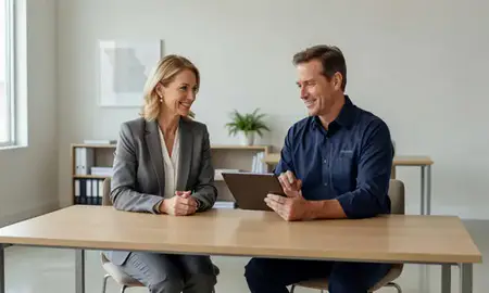 Customer discussing car shipping options in Oakville, Missouri, United States