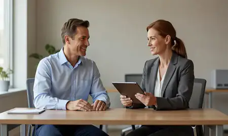 Customer discussing car shipping options in Springfield, Missouri, United States