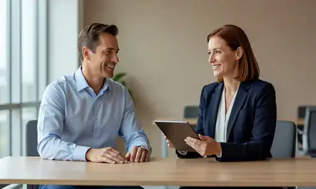 Customer discussing car shipping options in St. Peters, Missouri, United States
