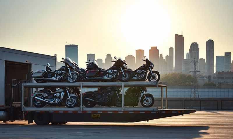 University City, Missouri motorcycle shipping transporter