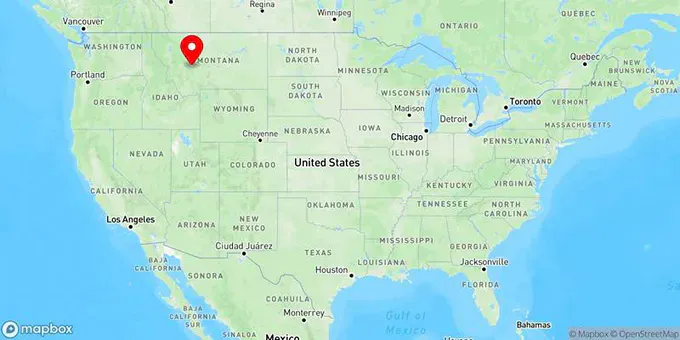 Map of Helena Valley Southeast, Montana, United States