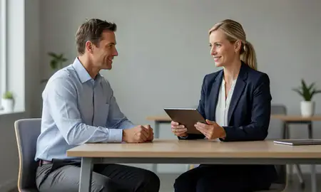 Customer discussing car shipping options in Helena, Montana, United States