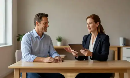 Customer discussing car shipping options in Livingston, Montana, United States