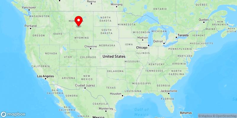 Map of Lockwood, Montana, USA