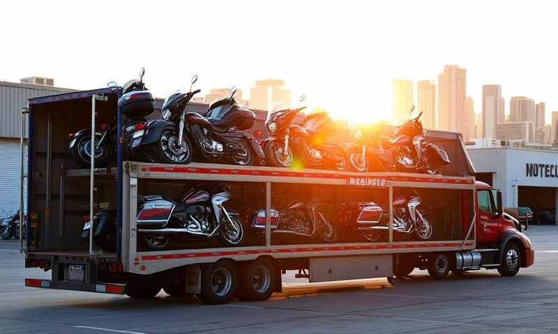 Miles City, Montana motorcycle shipping transporter