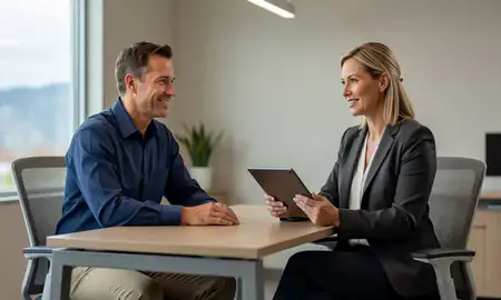 Customer discussing car shipping options in Missoula, Montana, United States
