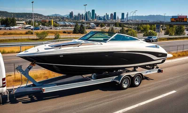 Polson, Montana boat transporter