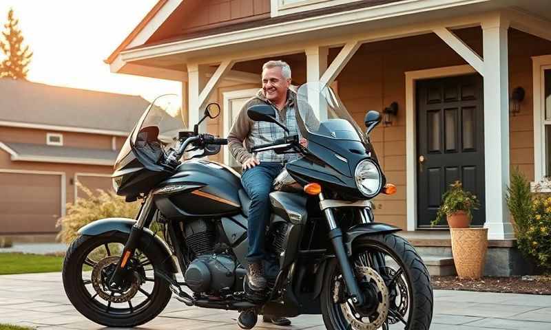 Polson, Montana motorcycle transporter