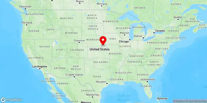 Map of Beatrice, Nebraska, United States