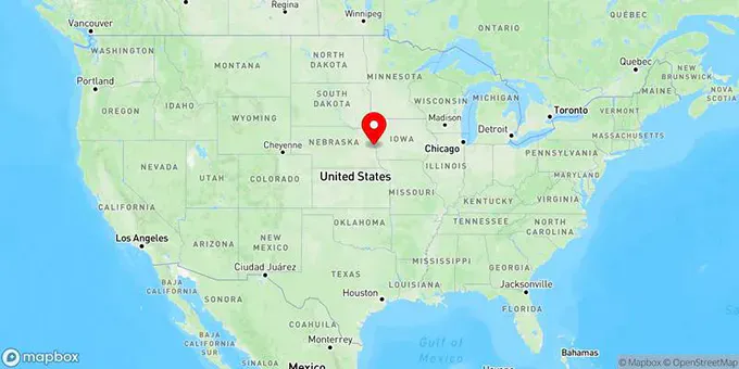 Map of Blair, Nebraska, United States