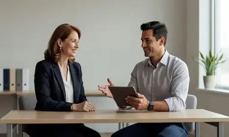 Customer discussing car shipping options in Columbus, Nebraska, United States