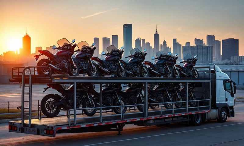 Columbus, Nebraska motorcycle shipping transporter