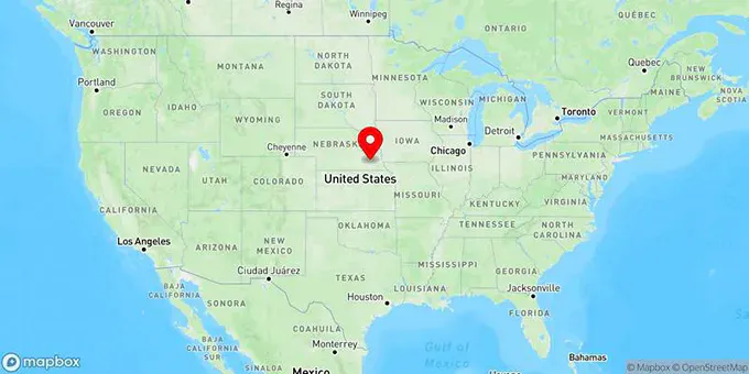 Map of Crete, Nebraska, United States