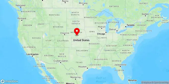 Map of Lexington, Nebraska, United States