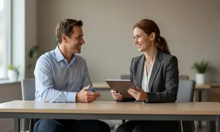 Customer discussing car shipping options in Lincoln, Nebraska, United States