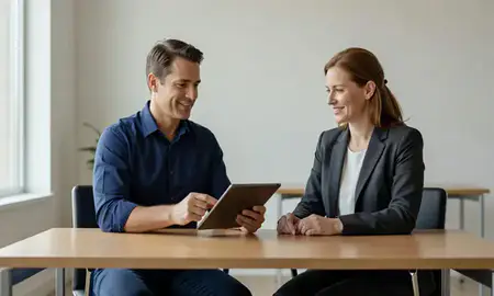 Customer discussing car shipping options in Norfolk, Nebraska, United States
