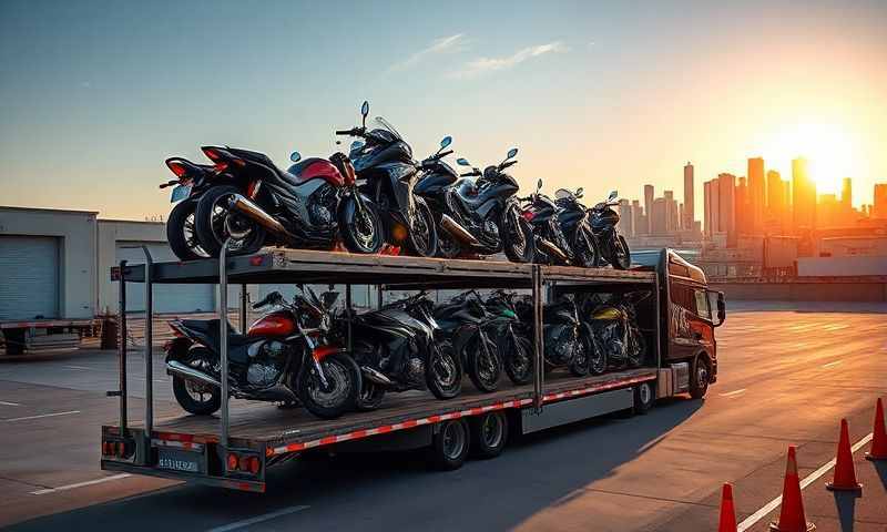 Papillion, Nebraska motorcycle shipping transporter