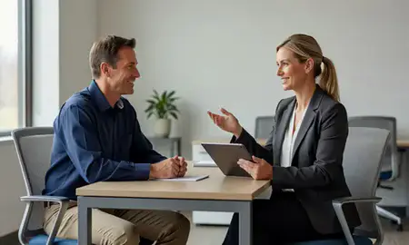Customer discussing car shipping options in Plattsmouth, Nebraska, United States