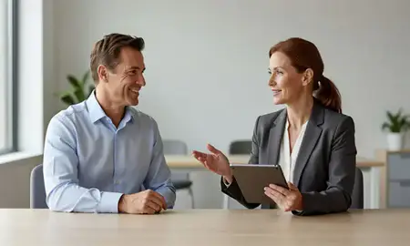 Customer discussing car shipping options in Ralston, Nebraska, United States