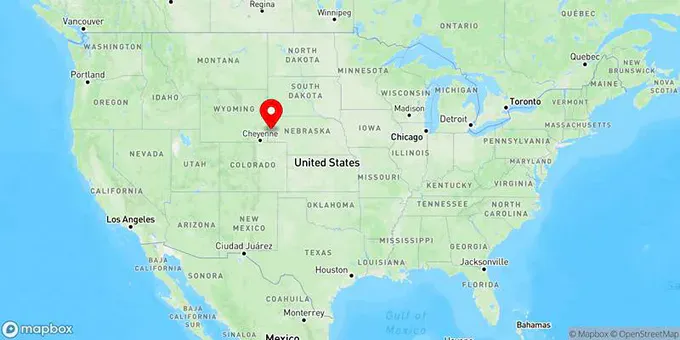 Map of Scottsbluff, Nebraska, United States