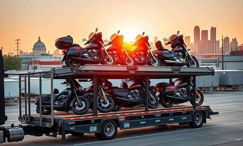 Sidney, Nebraska motorcycle shipping transporter