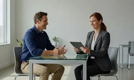 Customer discussing car shipping options in Carson City, Nevada, United States