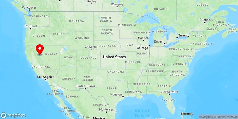 Map of Cold Springs, Nevada, USA