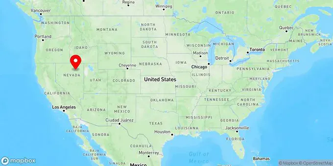 Map of Elko, Nevada, United States