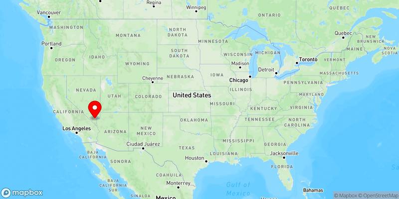 Map of Henderson, Nevada, USA