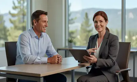 Customer discussing car shipping options in Incline Village, Nevada, United States