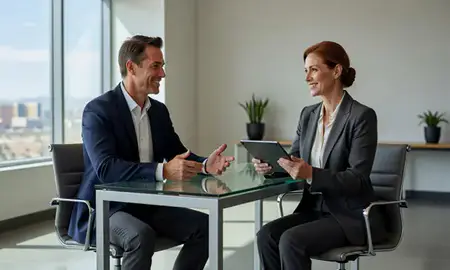 Customer discussing car shipping options in Las Vegas, Nevada, United States