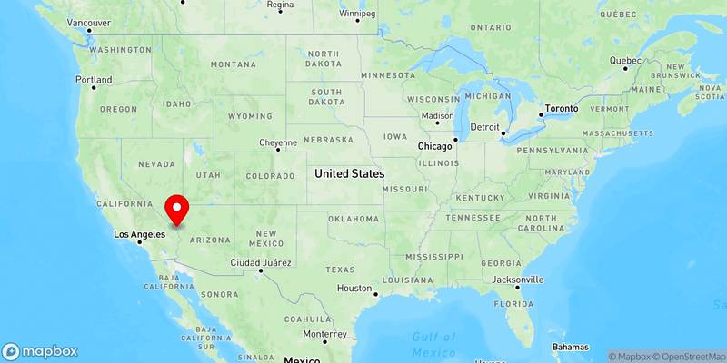 Map of Laughlin, Nevada, USA