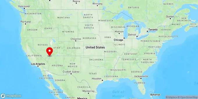 Map of Mesquite, Nevada, United States