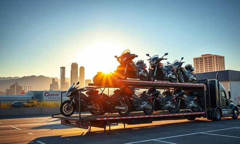 Reno, Nevada motorcycle shipping transporter