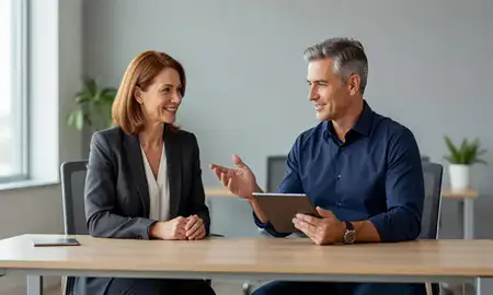 Customer discussing car shipping options in New Hampshire, United States