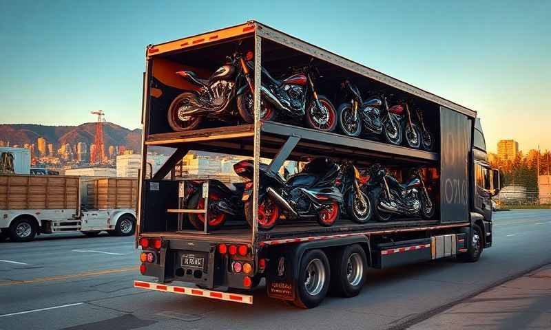 New Hampshire motorcycle shipping transporter