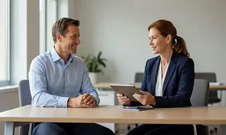 Customer discussing car shipping options in Claremont, New Hampshire, United States