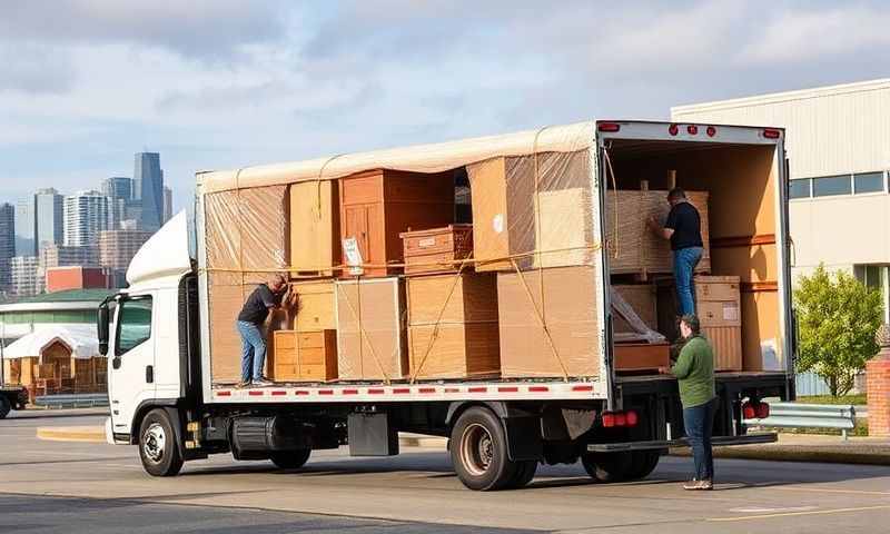 Hampton Beach, New Hampshire furniture shipping transporter