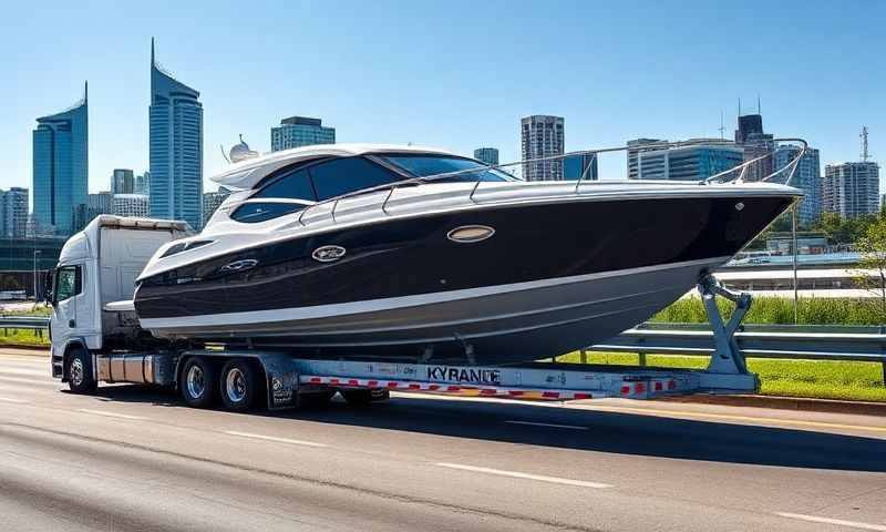 Hampton Beach, New Hampshire boat transporter