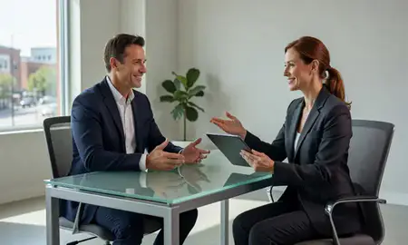 Customer discussing car shipping options in Keene, New Hampshire, United States
