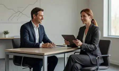 Customer discussing car shipping options in Lebanon, New Hampshire, United States