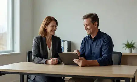 Customer discussing car shipping options in Nashua, New Hampshire, United States