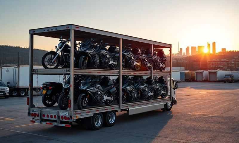 Sanbornville, New Hampshire motorcycle shipping transporter