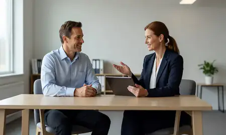Customer discussing car shipping options in Tilton Northfield, New Hampshire, United States