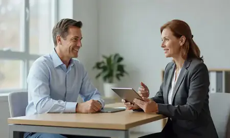 Customer discussing car shipping options in West Swanzey, New Hampshire, United States