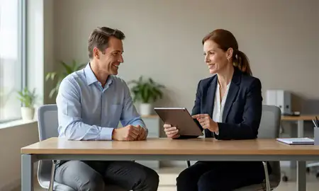Customer discussing car shipping options in New Jersey, United States